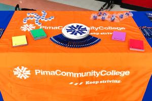 An image of a pima table at an event